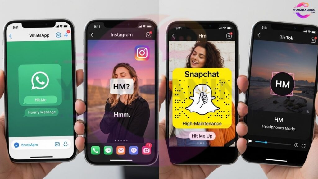 HM Meaning in Different Apps (WhatsApp, Instagram, Snapchat, TikTok)