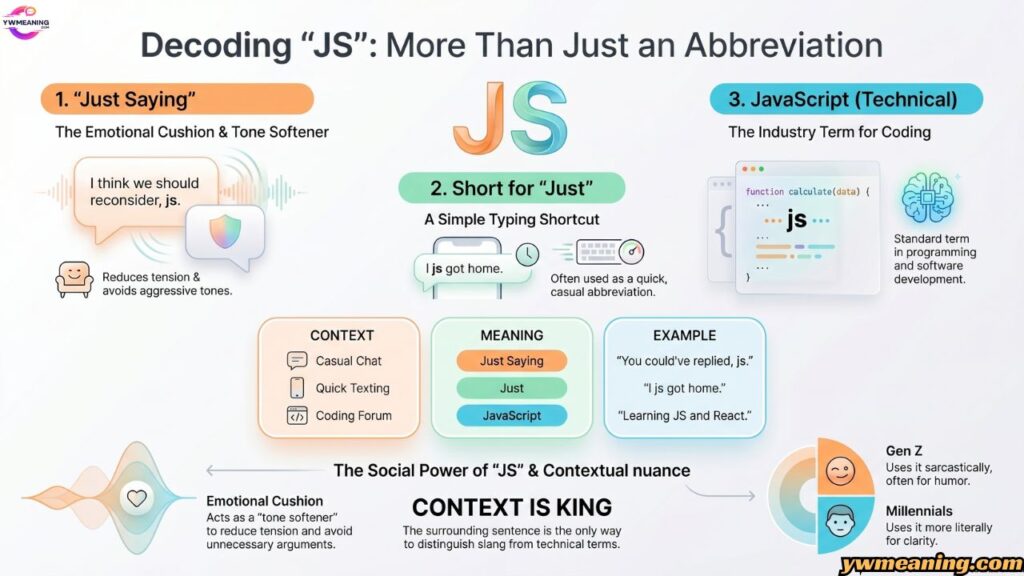 JS Meaning in Text
