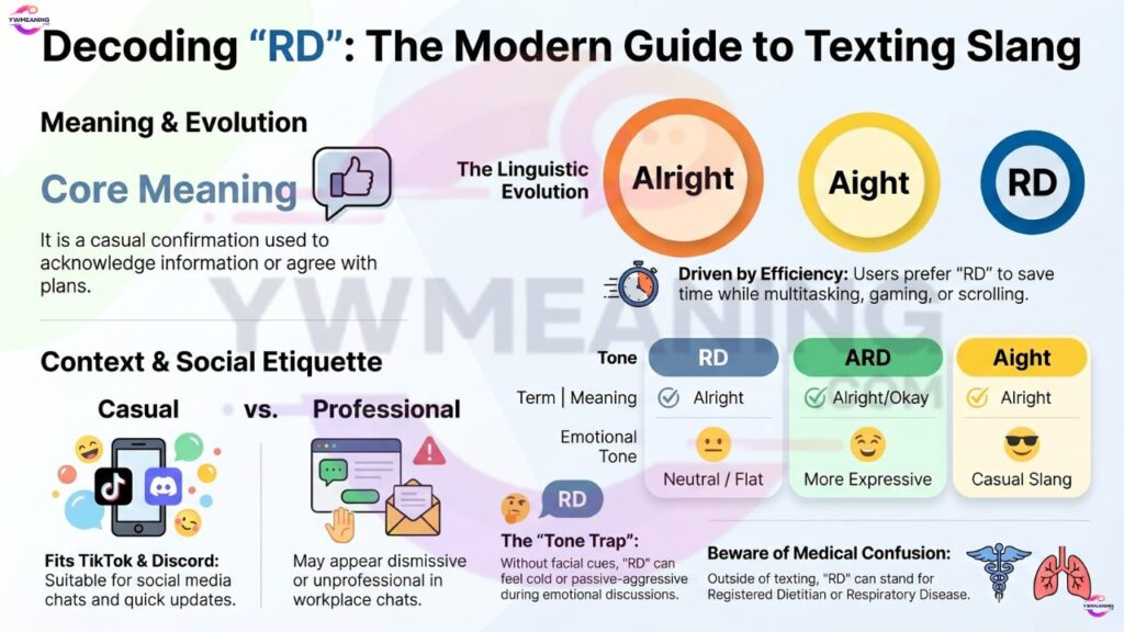 RD Meaning in Text