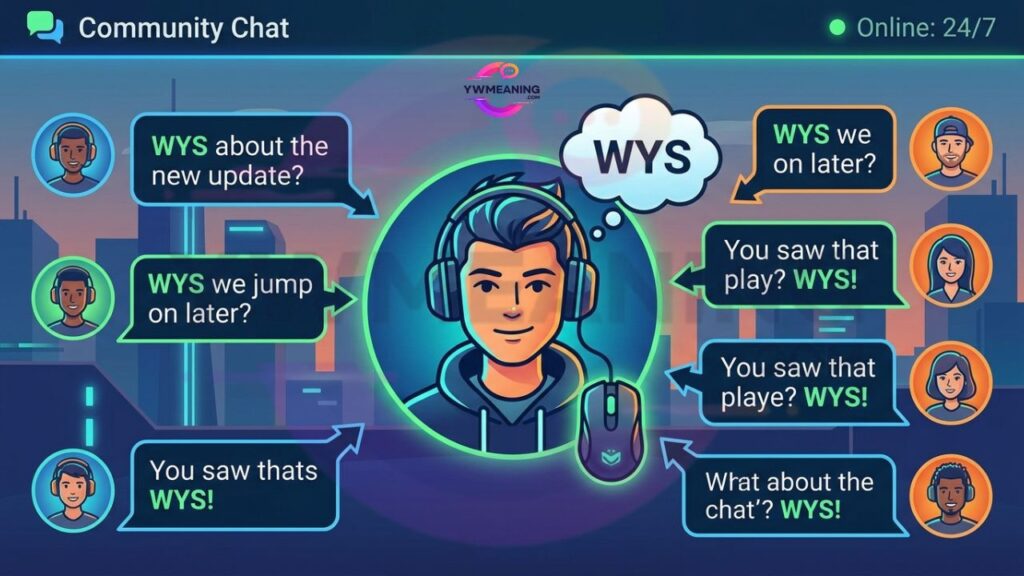 WYS Usage in Gaming Chats & Online Communities