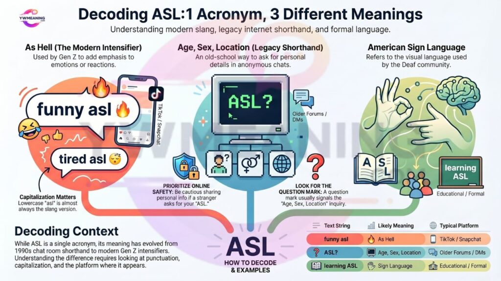 What Does ASL Mean in Text