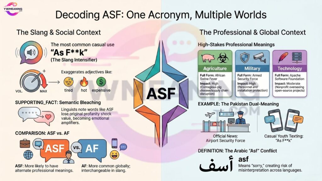 ASF Meaning in Text