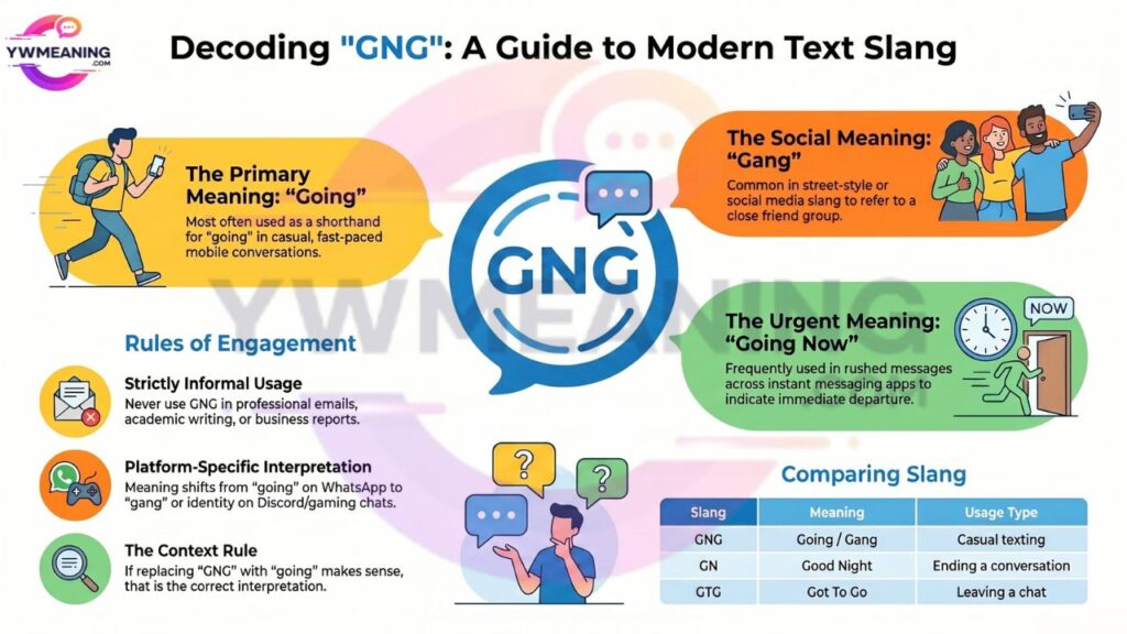 GNG Meaning in Text