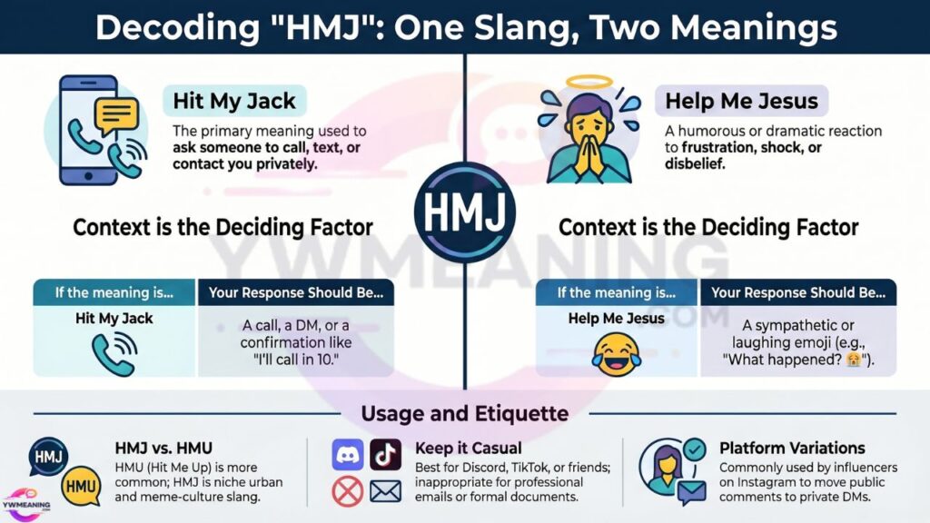 HMJ Meaning in Text
