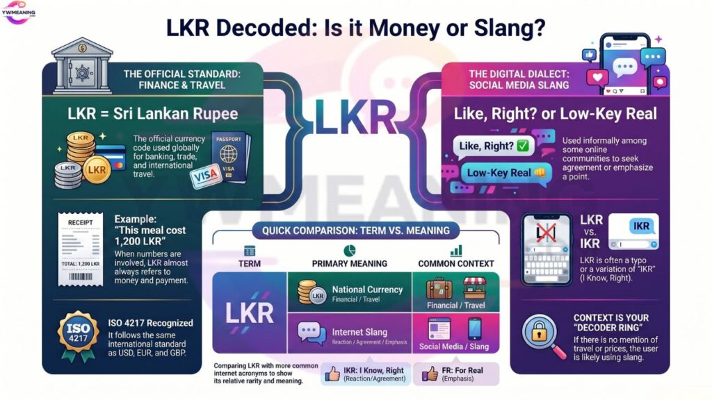 LKR Meaning in Text