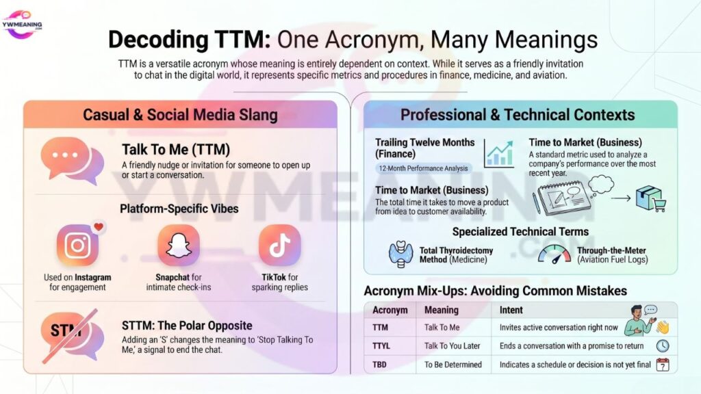 TTM Mean in Text