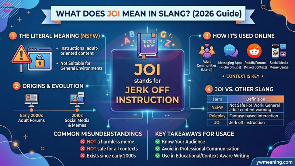 What Does JOI Mean in Slang