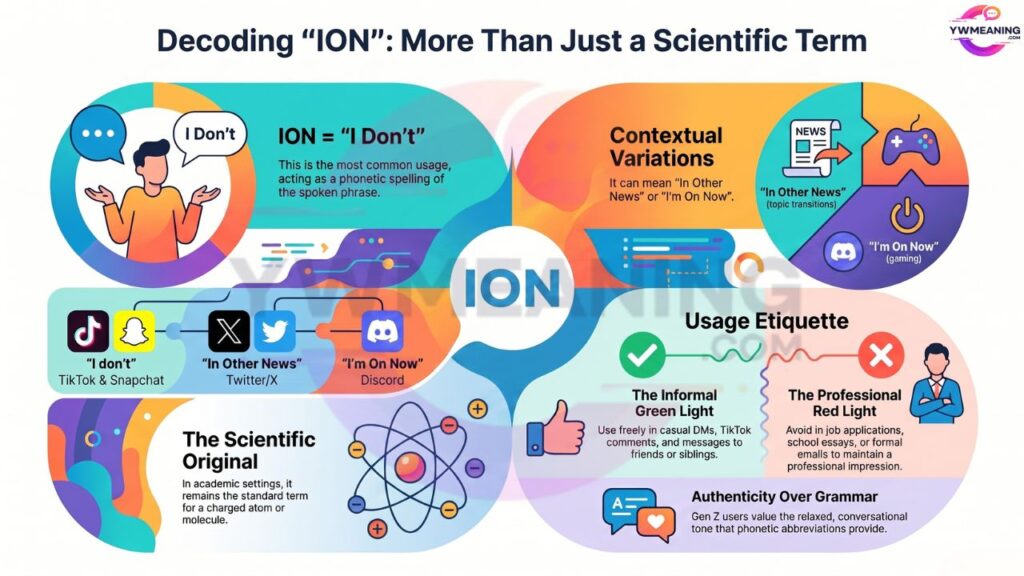 ion meaning text