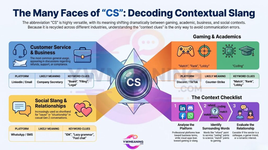 CS Meaning in Text