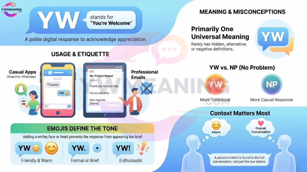 What Does YW Stand For in Text